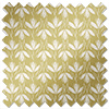 Tea Leaves, Golden Green - Roller Blind